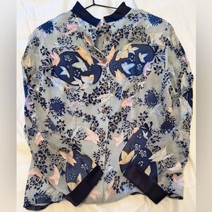 Floral Print Women's Blouse